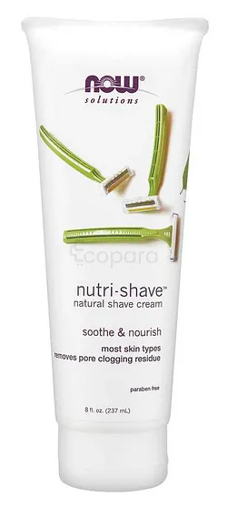 NOW NUTRI-SHAVE CRÈME DE RASAGE NATURELLE 237ML