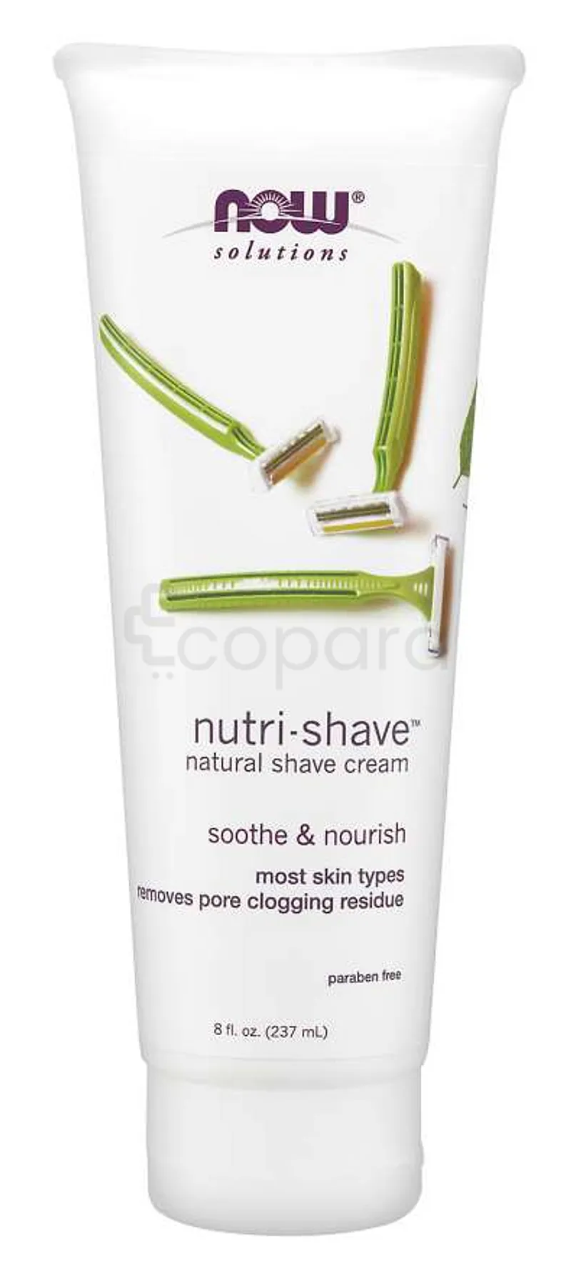 NOW NUTRI-SHAVE CRÈME DE RASAGE NATURELLE 237ML
