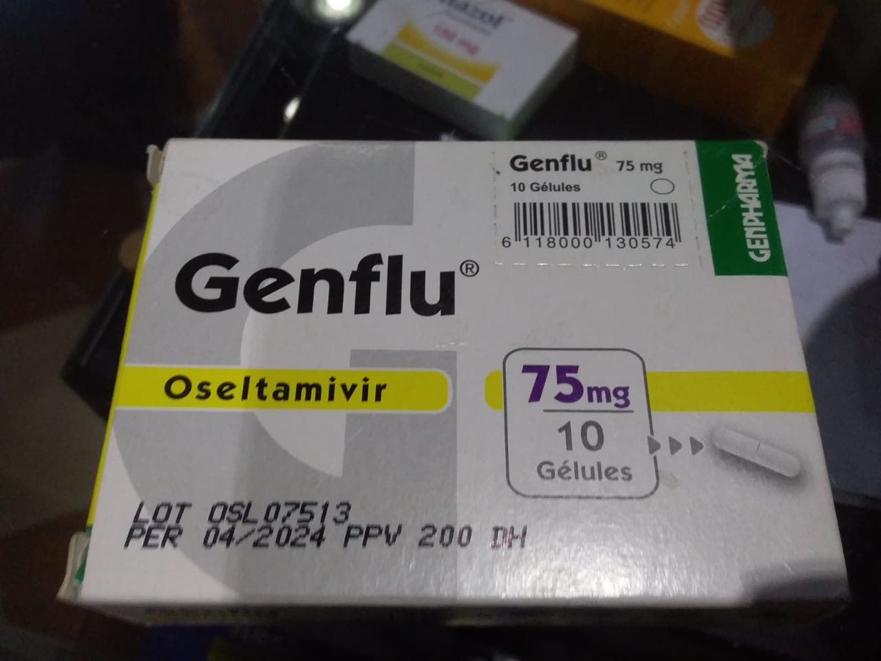 GENFLU 75MG BOITE DE 10 GELULES