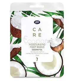 BOOTS CARE MOISTURISING FOOT SOCKS COCONUT OIL