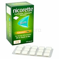 NICORETTE GUM FRUITFUSION 2MG BOITE DE 105