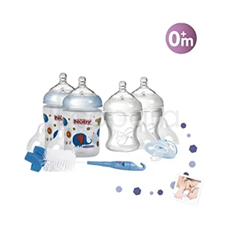 NUBY SET NAISSANCE BLEU +0MOIS REFERENCE IDVP54