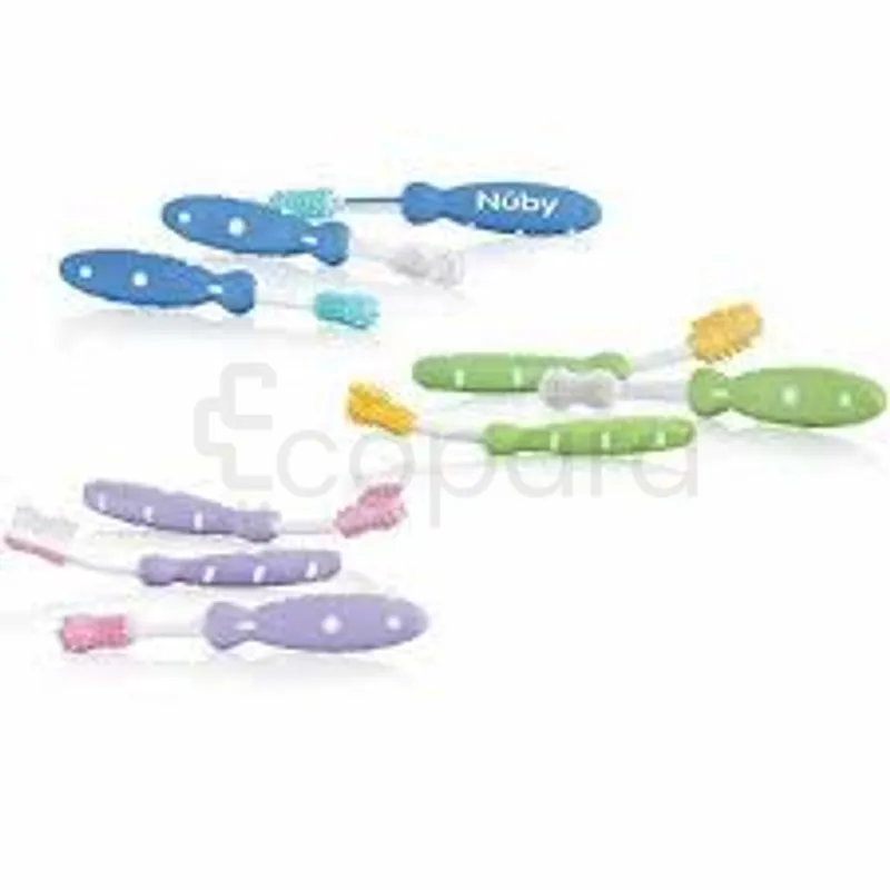 NUBY SET BROSSE A DENTS -3MOIS +6MOIS +9MOIS REFERENCE 20-ID754