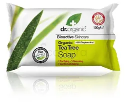 DR ORGANIC ARBRE A THE SAVON TEA TREE BIOACTIVE SKINCARE 100G