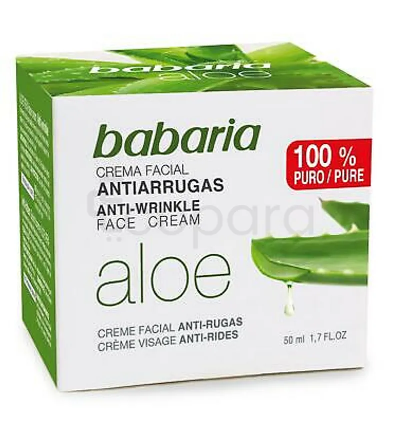 BABARIA CREME ANTI-RIDES ALOE 50ML