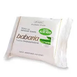 BABARIA LINGETTES DEMAQUILLANTES ALOE VERA BOITE DE 20