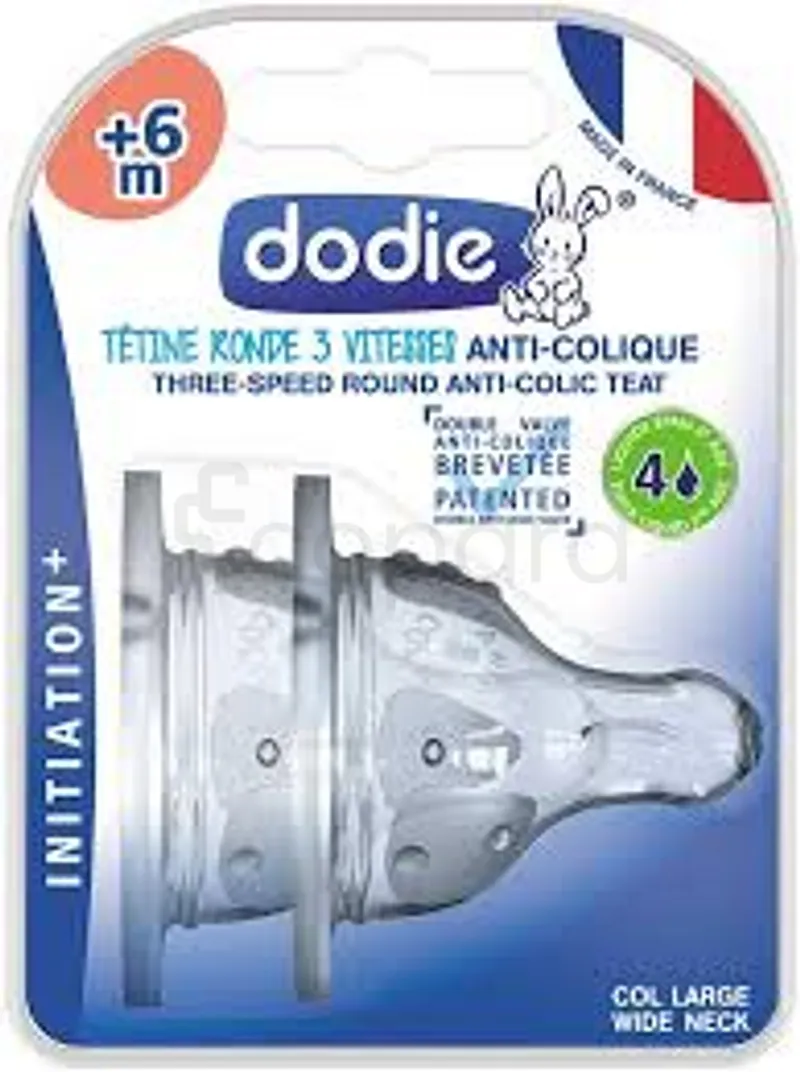 DODIE TETINE RONDE 3 VITESSES ANTI-COLIQUE +6MOIS REFERENCE 3891496