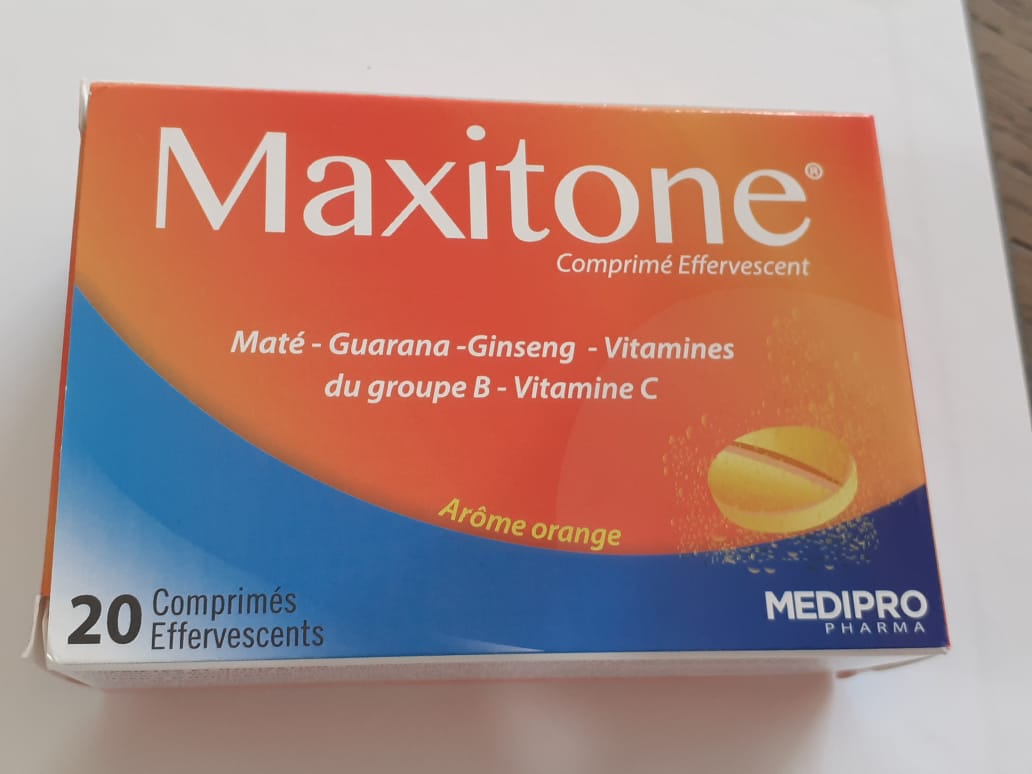 MAXITONE BOITE DE 20 COMPRIMES EFFERVESCENTS