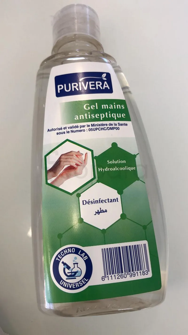 PURIVERA GEL HYDROALCOOLIQUE 5L