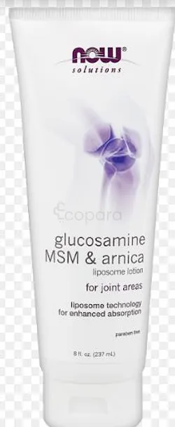 NOW GLUCOSAMINE MSM ET LOTION DE LIPOSOME D'ARNICA 237ML