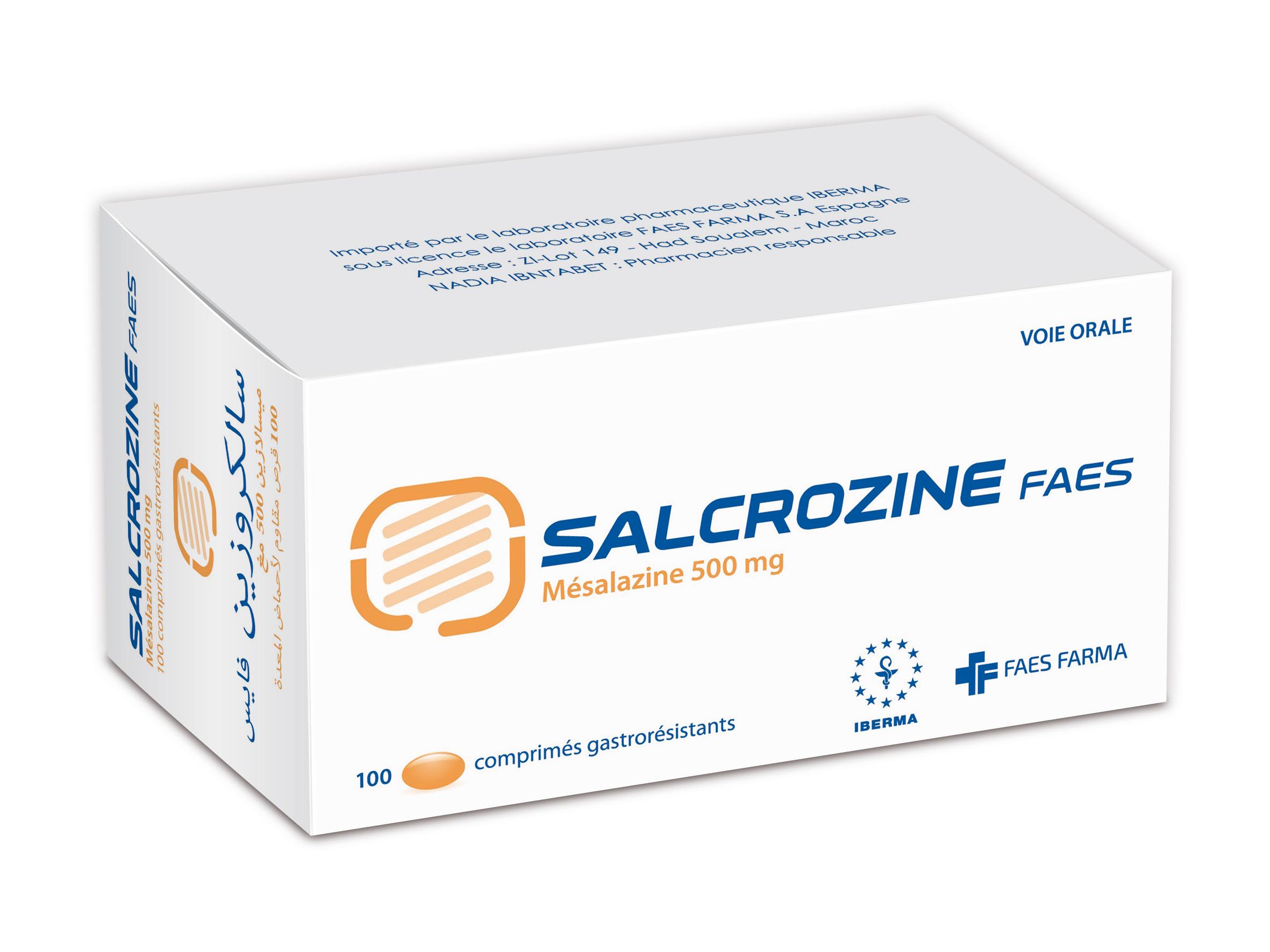 SALCROZINE 500MG BOITE DE 100 COMPRIMES