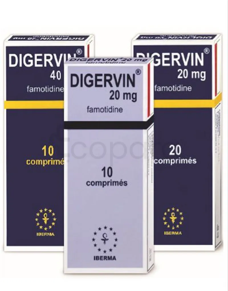 DIGERVIN 20MG BOITE DE 20 COMPRIMES