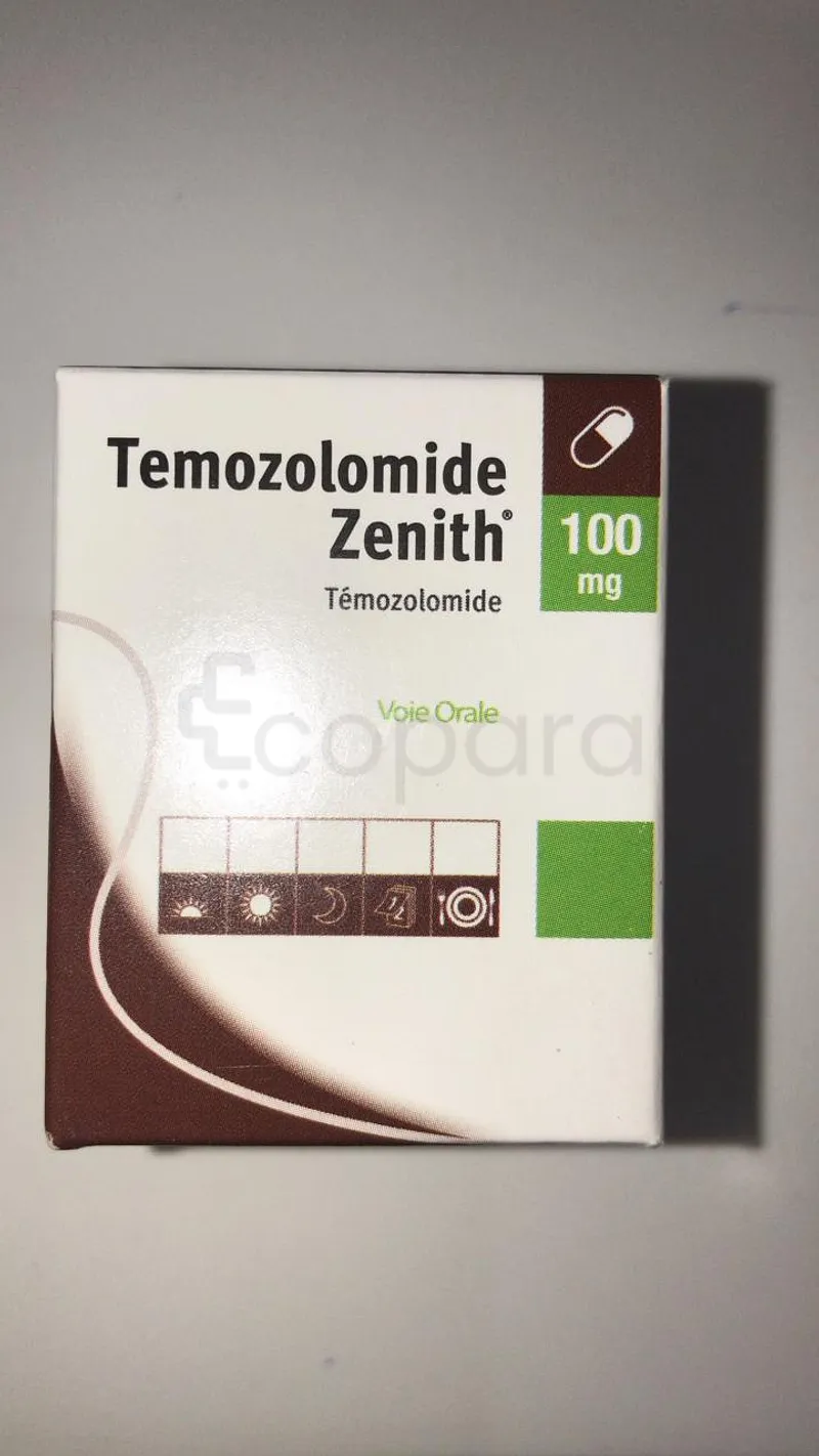 TEMOZOLOMIDE ZENITH 100MG BOITE DE 5 GELULES