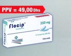 FLOCIP 250MG BOITE DE 10 COMPRIMES