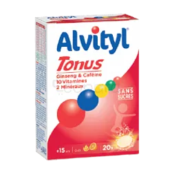 ALVITYL TONUS BOITE DE 20 COMPRIMES EFFERVESCENTS