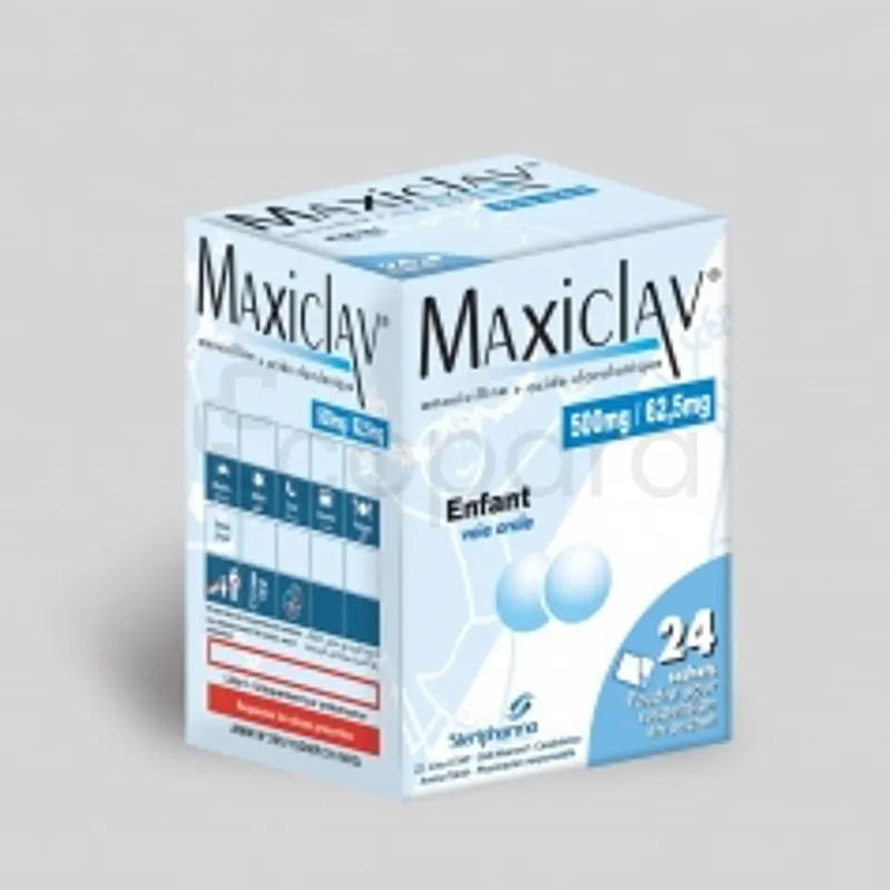 MAXICLAV 500MG BOITE DE 12 SACHETS
