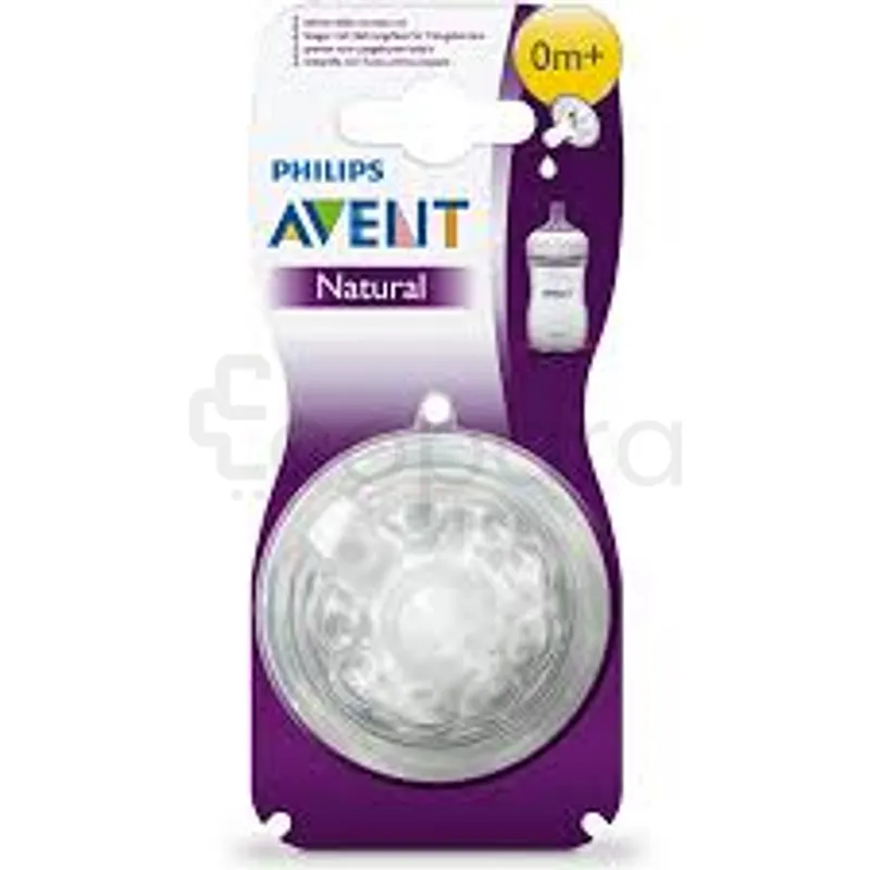 AVENT TETINE NATURAL +0MOIS BOITE DE 2 REFERENCE SCF041/27