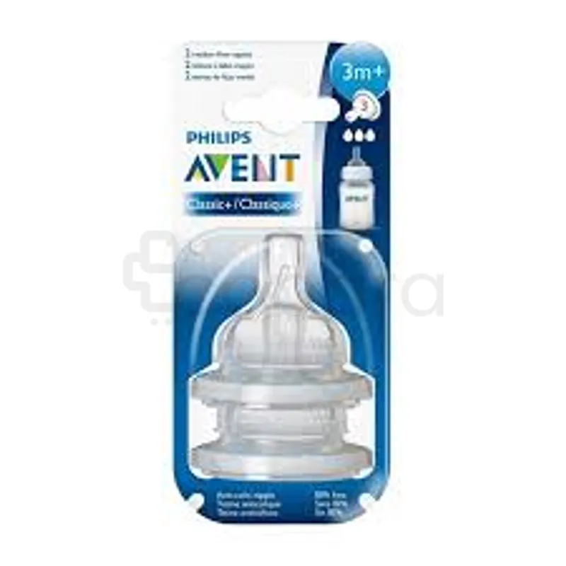 AVENT TETINES 3MOIS+ CLASSIC BOITE DE 2 REFERENCE SCF633/27
