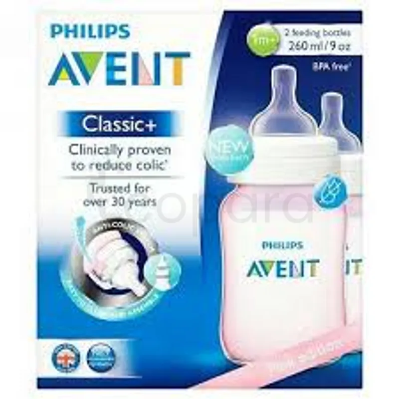 AVENT BIBERONS CLASSIC FILLE 260ML BOITE DE 2 REFERENCE SCF564/62