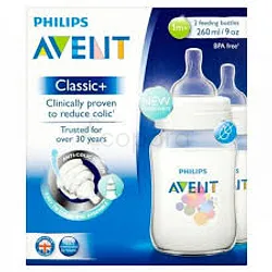 AVENT BIBERON CLASSIC+ PP 260ML BOITE DE 2 REFERENCE SCF563/62