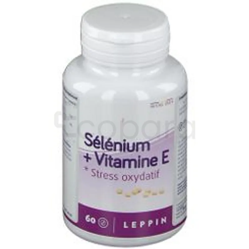 LEPPIN SELENIUM + VITAMINE E BOITE DE 60 COMPRIMES