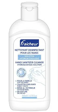 FRAICHEUR SOLUTION HYDROALCOOLIQUE 140ML