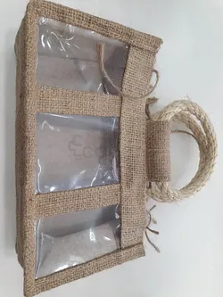 NATURE ET PASSIONS TOILE DE JUTE VIDE