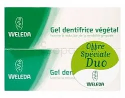 WELEDA PACK GEL DENTIFRICE VEGETAL DUO 75ML*2
