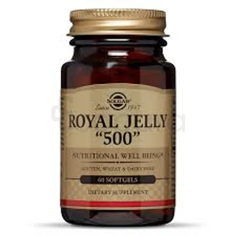 SOLGAR GELÉE ROYALE ROYAL JELLY 500MG BOITE DE 60 GELULES