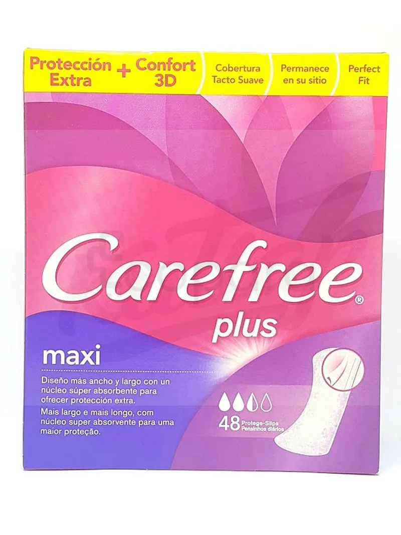 CAREFREE PLUS MAXI PROTEGE SLIP BOITE DE 48