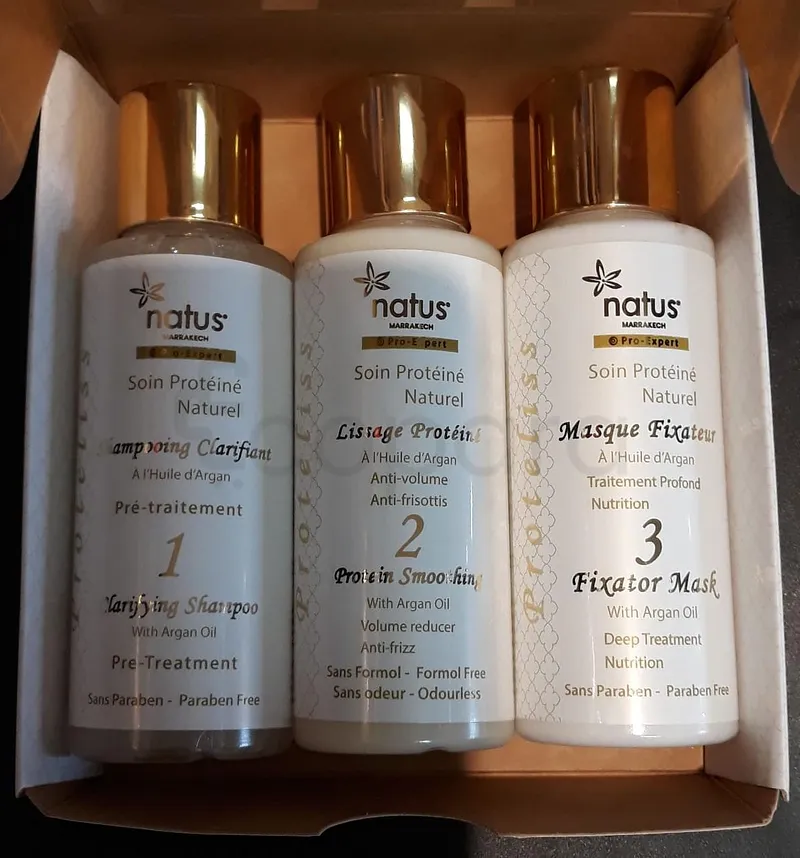 NATUS PACK PROTEINE SHAMPOOING 100ML + LISSAGE 100ML + MASQUE 100ML