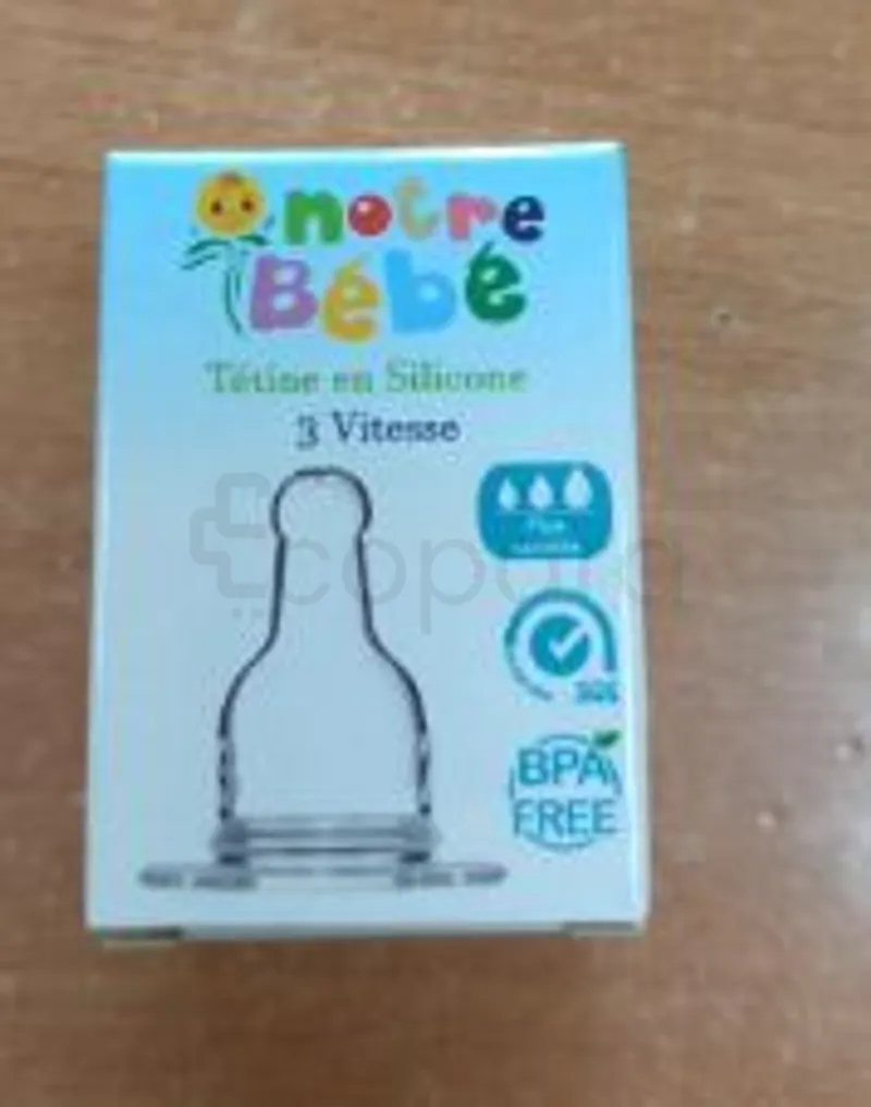 NOTRE BEBE TETINE SILICONE 3 VITESSE FLUX VARIABLE +0MOIS
