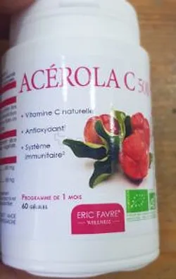 ERIC FAVER ACEROLA C500 BOITE DE 60 GELULES