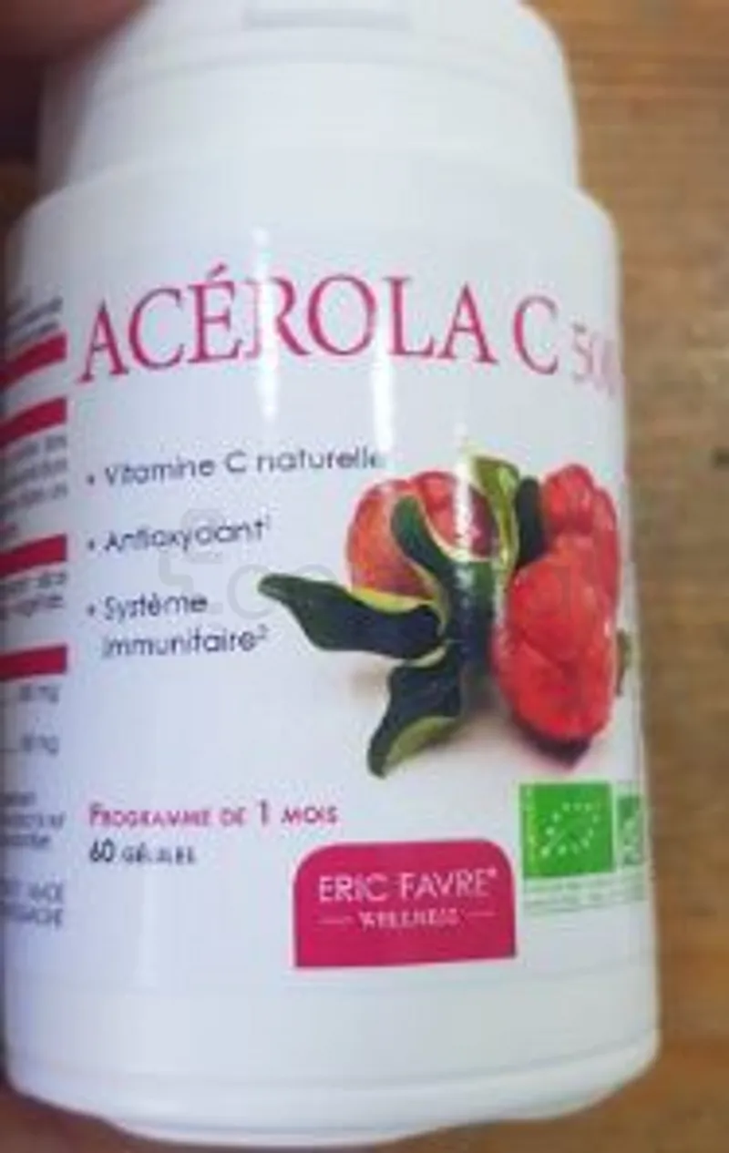 ERIC FAVER ACEROLA C500 BOITE DE 60 GELULES