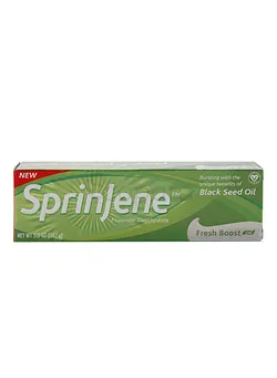 SPRINLENE BLACK SEED OIL DENTIFRICE 142G