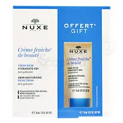NUXE COFFRET CRÈME FRAÎCHE DE BEAUTE CRÈME RICHE 30ML + CRÈME RICHE 15ML
