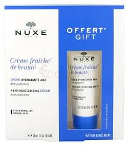 NUXE COFFRET CRÈME FRAÎCHE DE BEAUTE CRÈME HYDRATANTE 30ML + CRÈME RICHE 15ML