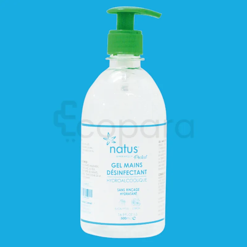 NATUS GEL MAINS DESINFECTANT 500ML