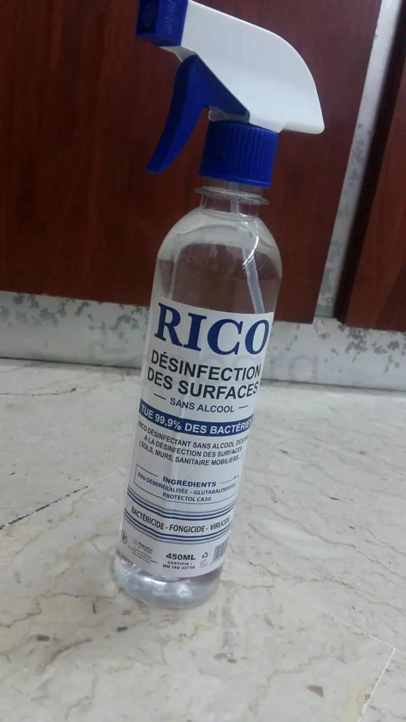 RICO DESINFECTON DES SURFACES SANS ALCOOL 450ML