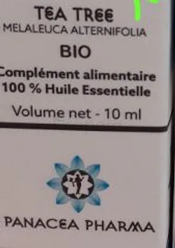 PANACEA PHARMA HUILE ESSENTIELLE TEA TREE BIO 10ML
