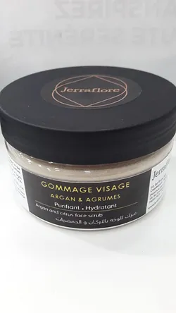 JERRAFLORE GOMMAGE VISAGE ARGAN ET AGRUMES 90G