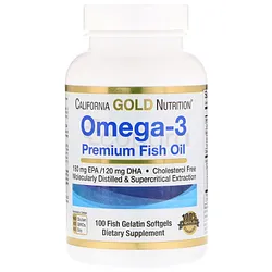 CALIFORNIA GOLD NUTRITION OMEGA-3 BOITE DE 100 SOFGELS