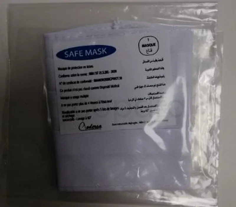 SAFEMASK MASQUE LAVABLE BOITE DE 1