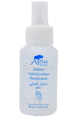 APIA DERM SOLUTION HYDROALCOOLIQUE DESINFECTANTE 100ML