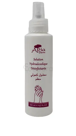 APIA DERM SOLUTION HYDROALCOOLIQUE 125ML