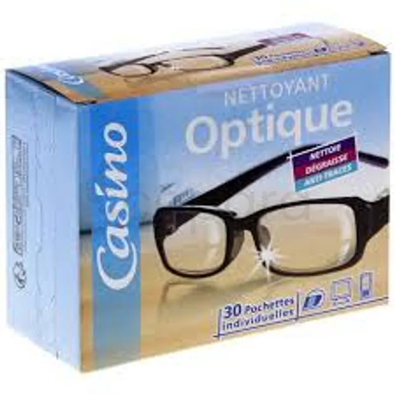 CASINO OPTIQUE LINGETTES BOITE DE 30