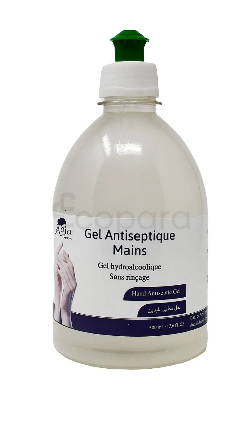 APIA DERM GEL ANTISEPTIQUE MAINS 500ML