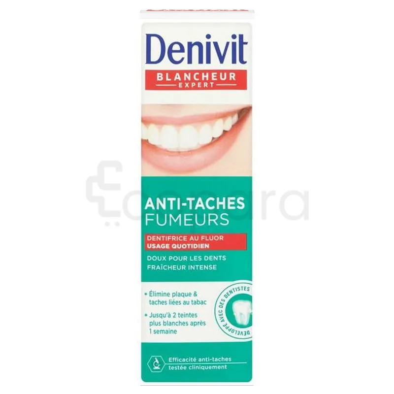 DENIVIT DENTIFRICE ANTI-TACHE FUMEURS 50ML