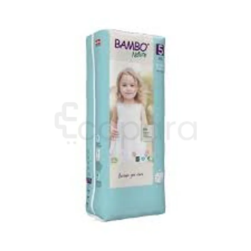BAMBO NATURE COUCHES BEBE 12-18KG TAILLE 5 BOITE DE 44