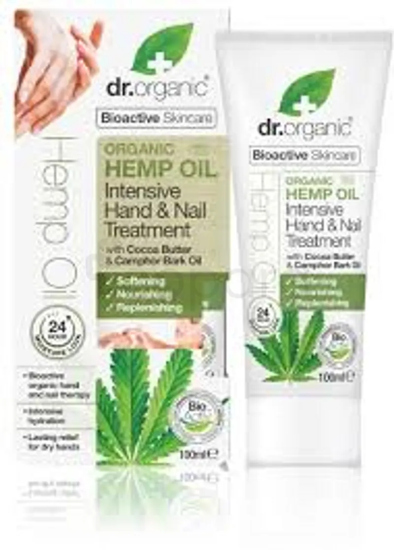 DR ORGANIC HUILE DE CHANVRE SOIN INTENSIF MAINS ET ONGLES 100ML